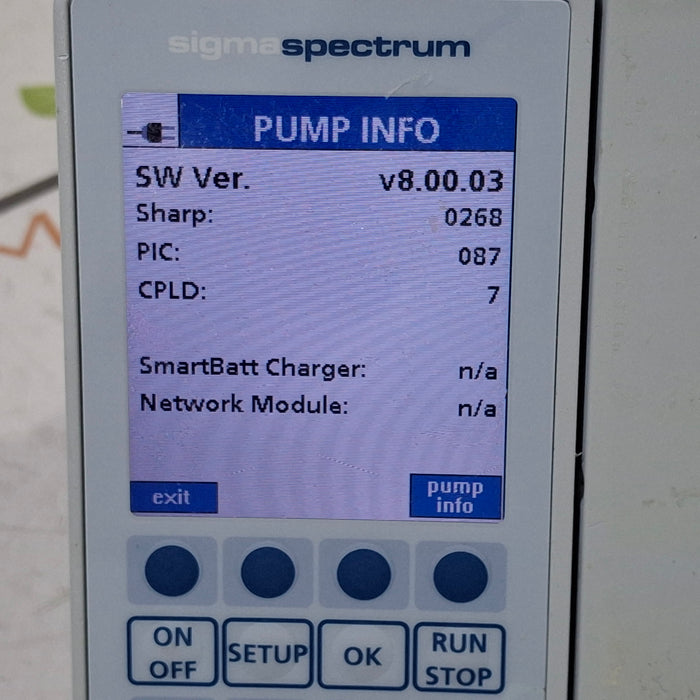 Baxter Baxter Sigma Spectrum 8.00.03 w/o Battery Infusion Pump Infusion Pump reLink Medical