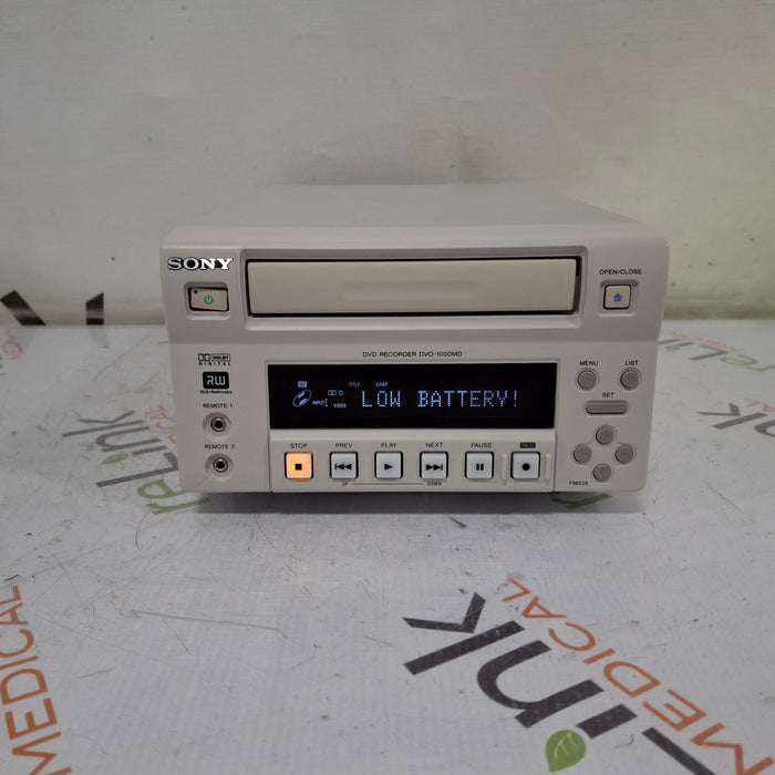 Sony Sony DVO-1000MD Video Digitizer DVD Recorder CR and Imagers reLink Medical