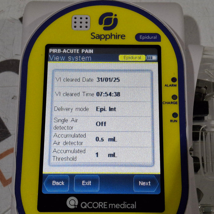 QCore Medical QCore Medical Sapphire Epidural Infusion Pump Infusion Pump reLink Medical