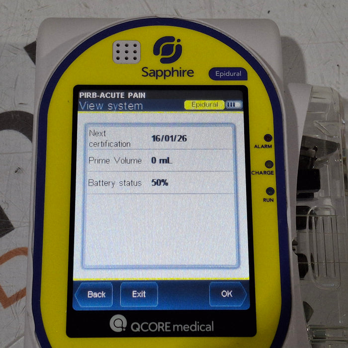 QCore Medical QCore Medical Sapphire Epidural Infusion Pump Infusion Pump reLink Medical