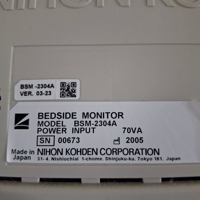 Nihon Kohden Nihon Kohden BSM-2304A Patient Monitor Patient Monitors reLink Medical