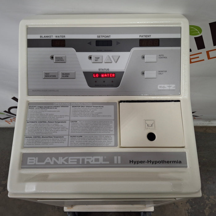 Cincinnati Sub-Zero CSZ Cincinnati Sub-Zero CSZ Blanketrol II Hyper/Hyporthermia Unit Temperature Control Units reLink Medical