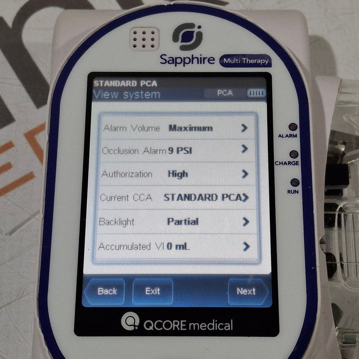 QCore Medical QCore Medical Sapphire Multi-Therapy Infusion Pump Infusion Pump reLink Medical
