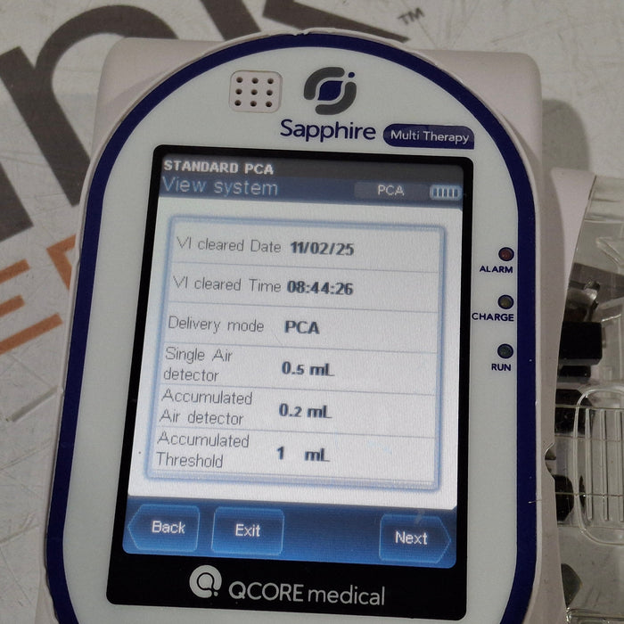 QCore Medical QCore Medical Sapphire Multi-Therapy Infusion Pump Infusion Pump reLink Medical