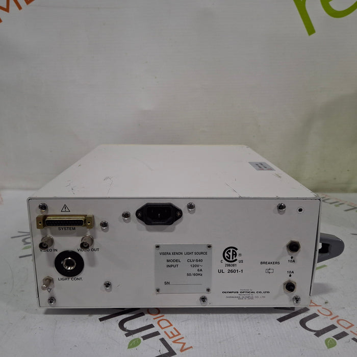Olympus Olympus Visera CLV-S40 Light Source Rigid Endoscopy reLink Medical