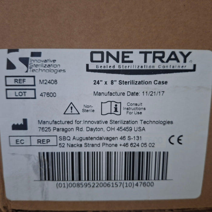 One Tray One Tray Sealed Sterilization Container Case Sterilizers & Autoclaves reLink Medical