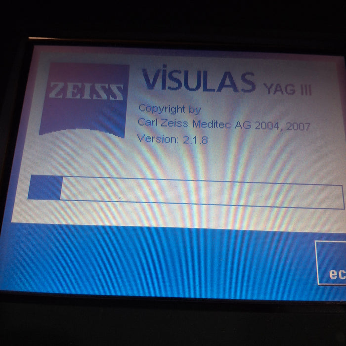 Carl Zeiss Carl Zeiss Visulas Yag III Ophthalmic Laser System Ophthalmology reLink Medical