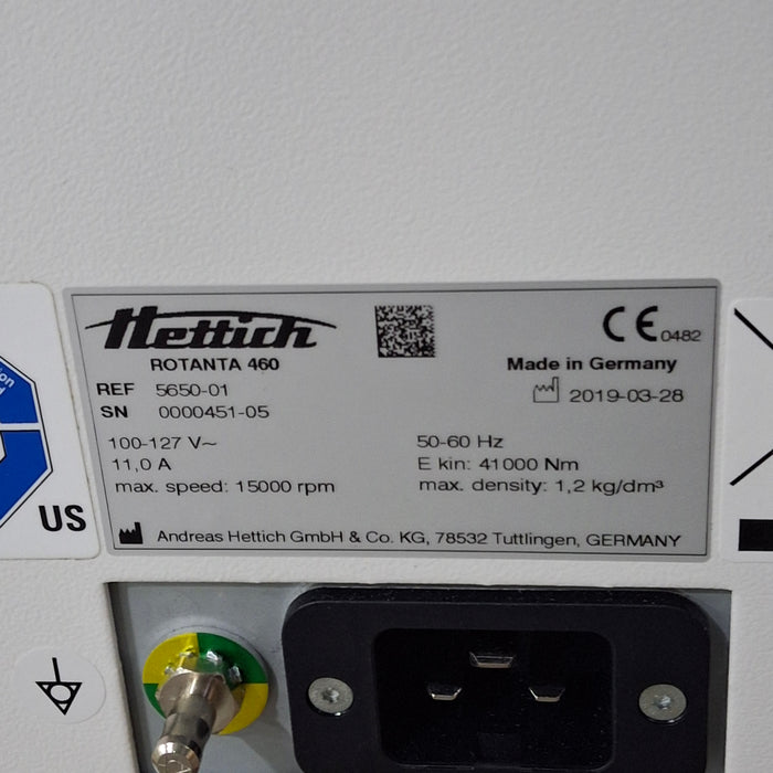 Hettich Instruments Hettich Instruments Rotanta 460 Centrifuge Centrifuges reLink Medical