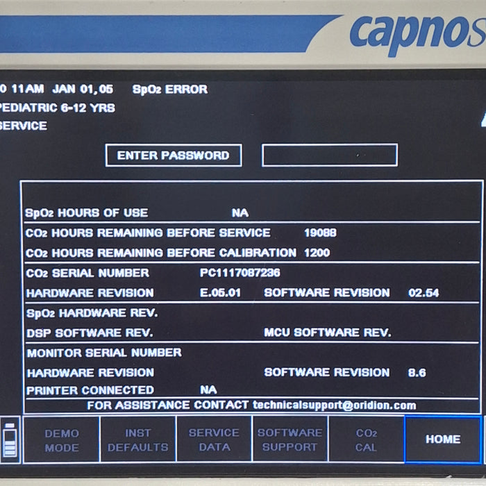Oridion Oridion Capnostream 20 CAPNOGRAPHY MONITOR Patient Monitors reLink Medical