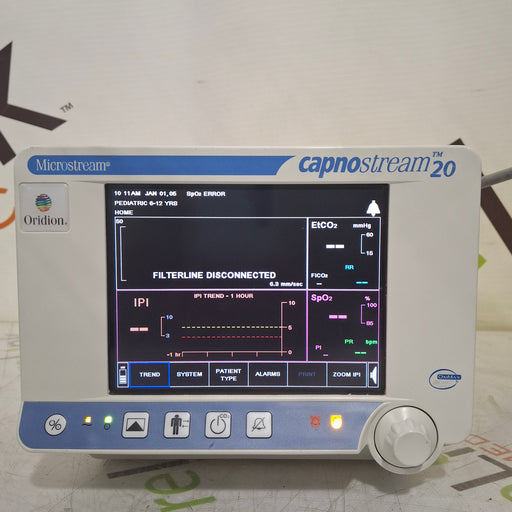 Oridion Oridion Capnostream 20 CAPNOGRAPHY MONITOR Patient Monitors reLink Medical