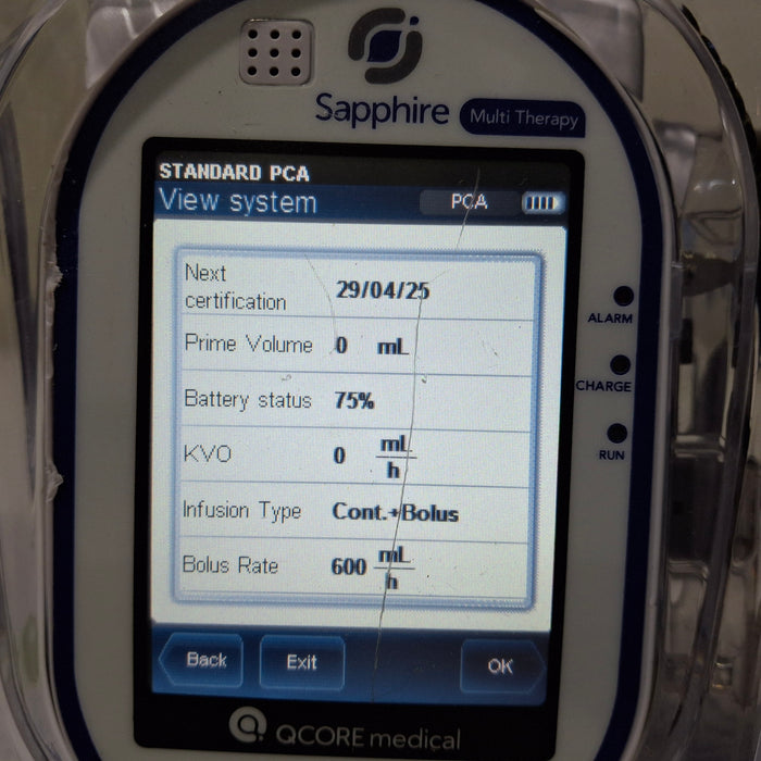 QCore Medical QCore Medical Sapphire Multi-Therapy Infusion Pump Infusion Pump reLink Medical
