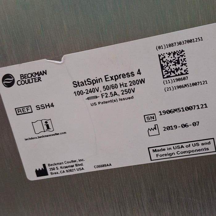 IRIS Medical IRIS Medical StatSpin Express 4 Bench Top Centrifuge Centrifuges reLink Medical