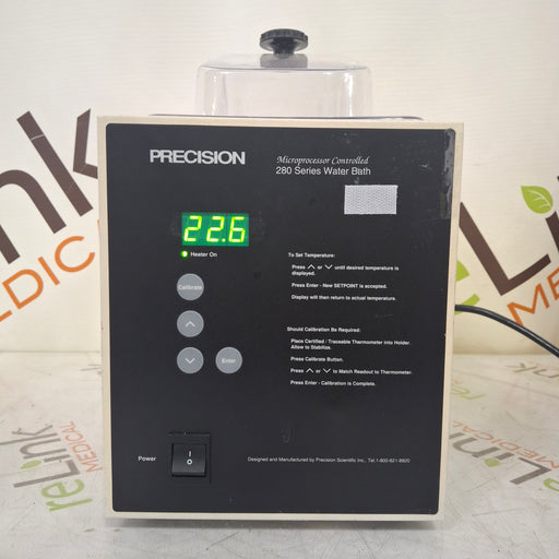 Precision Precision Microprocessor Controlled 280 Series Water Bath Research Lab reLink Medical