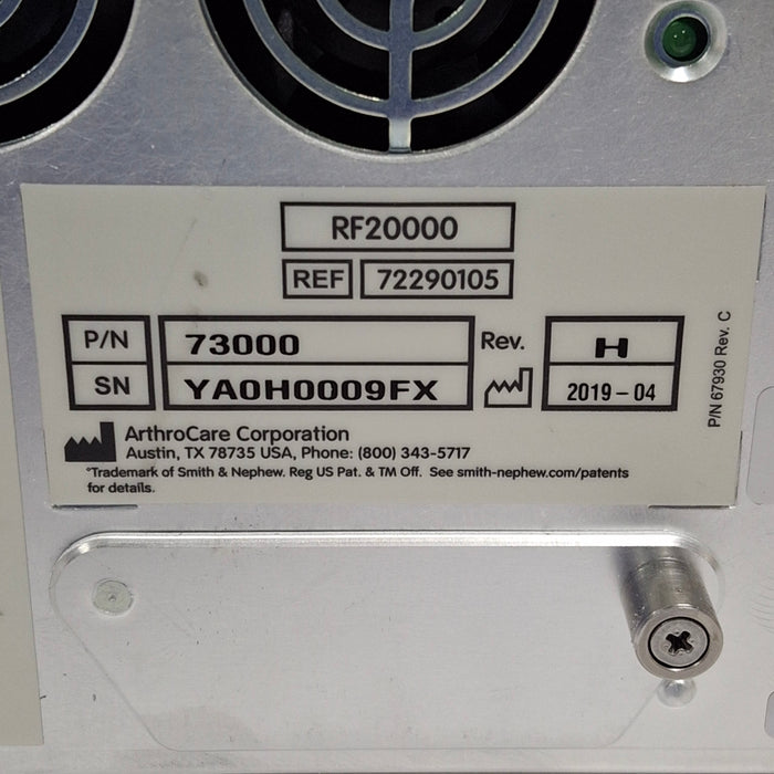 Smith & Nephew Smith & Nephew Werewolf Video Coblation System Electrosurgical Units reLink Medical