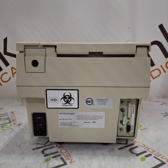 Hema Technology Inc ESR Stat Plus Blood Analzyer