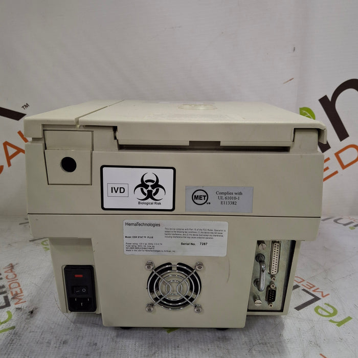 Hema Technology Inc Hema Technology Inc ESR Stat Plus Blood Analzyer Clinical Lab reLink Medical