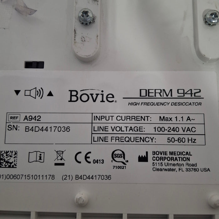Bovie Bovie DERM 942 High Frequency Desiccator Electrosurgical Units reLink Medical
