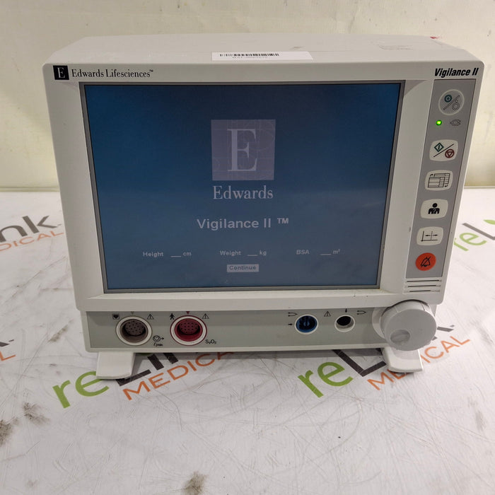 Edwards Lifesciences Edwards Lifesciences Vigilance II Patient Monitor Patient Monitors reLink Medical