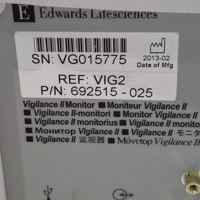 Edwards Lifesciences Edwards Lifesciences Vigilance II Patient Monitor Patient Monitors reLink Medical