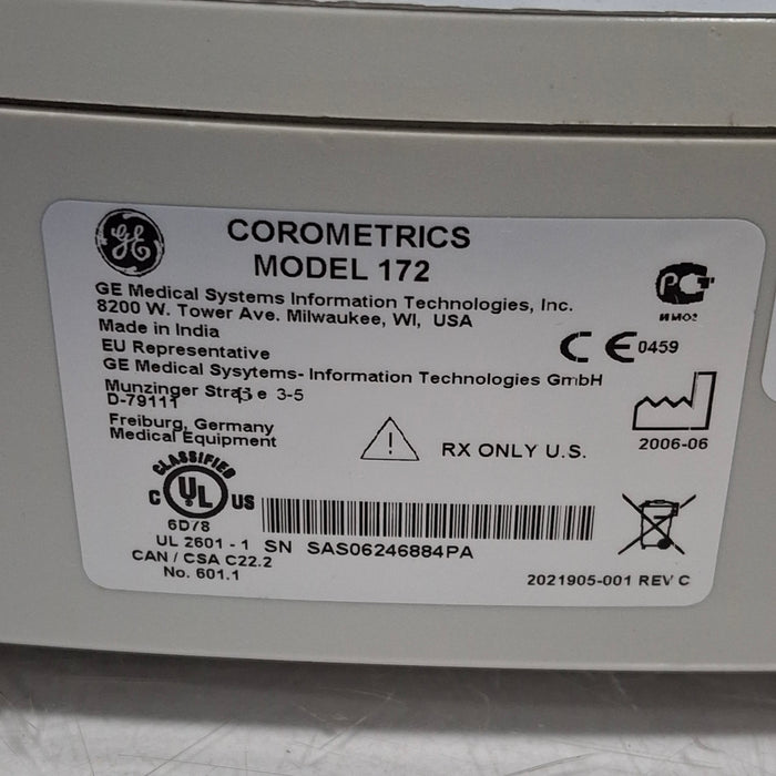 GE Healthcare GE Healthcare Corometrics 170 Series Model 172 Fetal Monitor Patient Monitors reLink Medical
