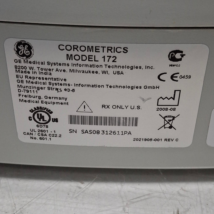 GE Healthcare GE Healthcare Corometrics 170 Series Model 172 Fetal Monitor Patient Monitors reLink Medical