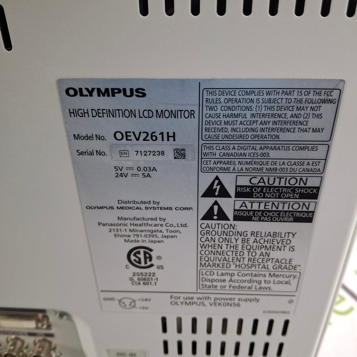 Olympus Olympus OEV261H 26" LCD Endoscopy Monitor Flexible Endoscopy reLink Medical