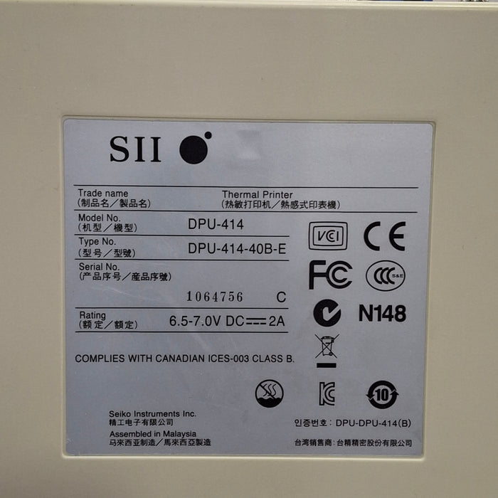 SII SII DPU-414 Thermal Printer Computers Tablets & Networking reLink Medical