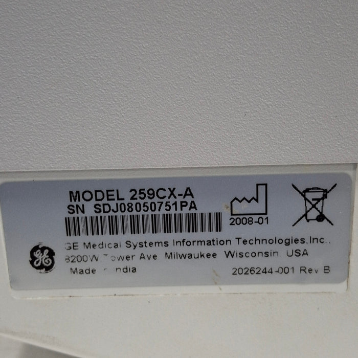 GE Healthcare GE Healthcare Corometrics 250cx Series Model 259cx-a Fetal Monitor Patient Monitors reLink Medical