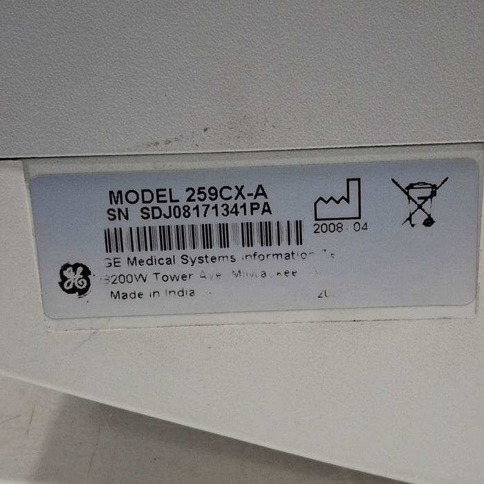 GE Healthcare GE Healthcare Corometrics 250cx Series Model 259cx-a Fetal Monitor Patient Monitors reLink Medical