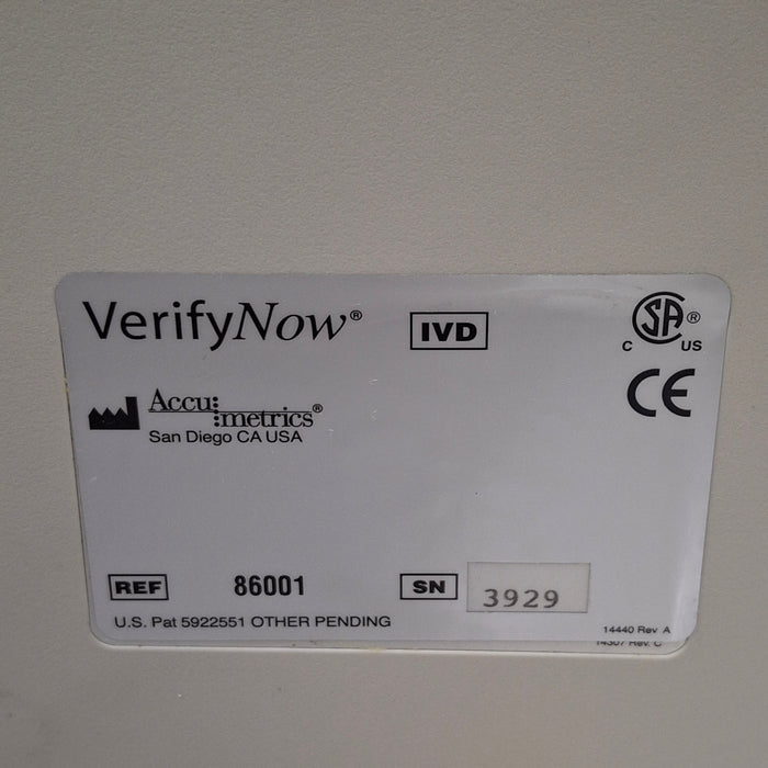 Accu Metrics VerifyNow Rapid Platelet Analyzer