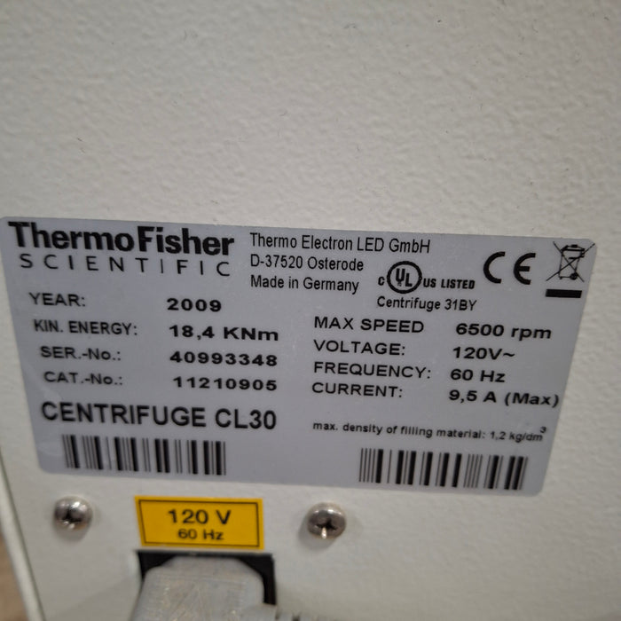Thermo Scientific Thermo Scientific IEC CL30 Centrifuge Centrifuges reLink Medical