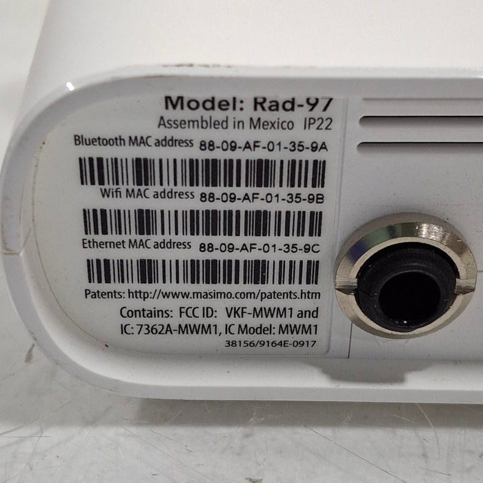 Masimo Masimo Rad 97 Rainbow Set Pulse Oximeter Patient Monitors reLink Medical