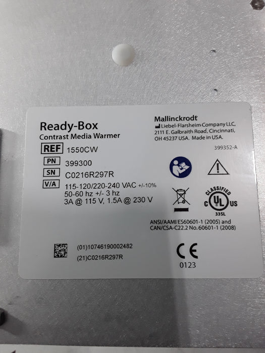 Mallinckrodt Medical Mallinckrodt Medical Ready-Box Body Temp Media Warmer Injectors reLink Medical