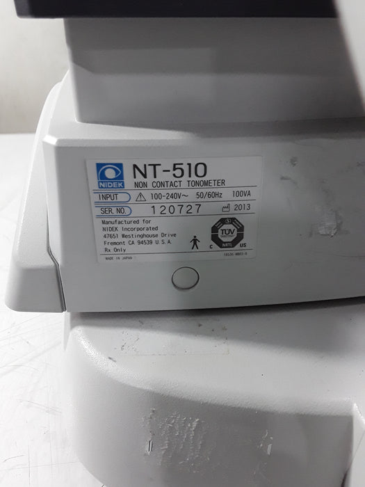 Nidek NT-510 Non Contact Tonometer