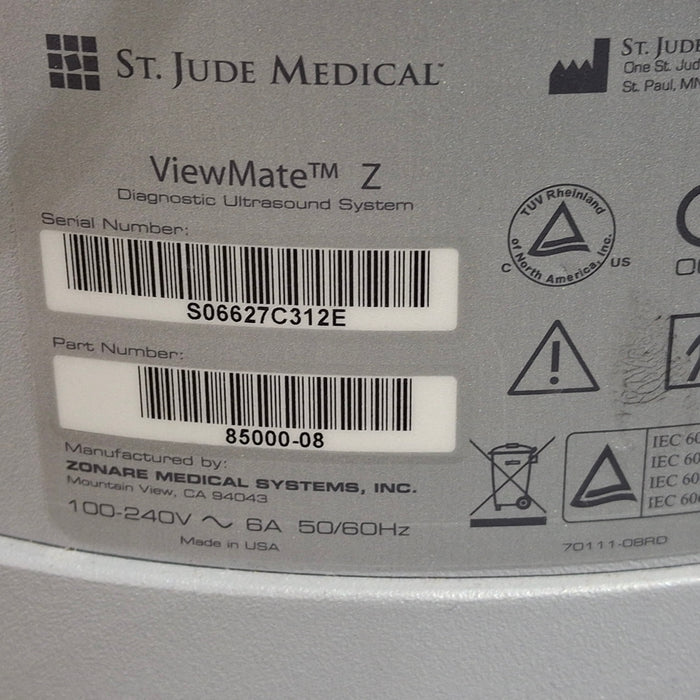 St. Jude Medical, Inc. St. Jude Medical, Inc. ViewMate Z Diagnostic Ultrasound Ultrasound reLink Medical