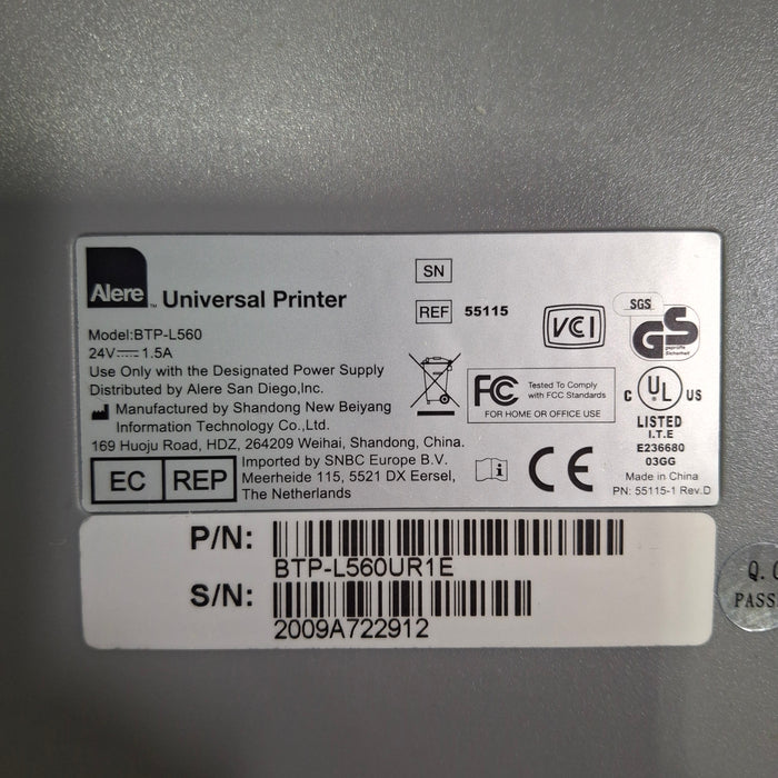 Alere BTP-L560 Universal Printer