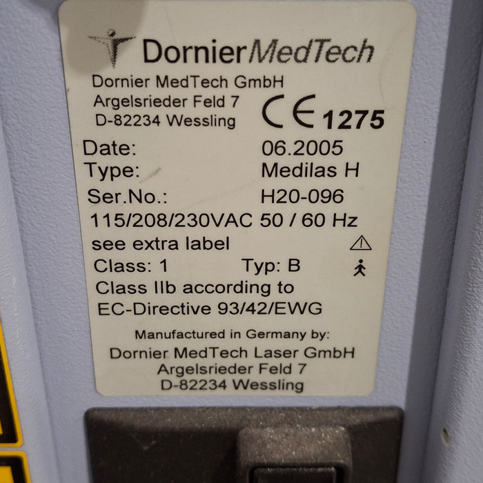 Dornier Medical Systems Dornier Medical Systems Medilas H20 Laser Lasers reLink Medical