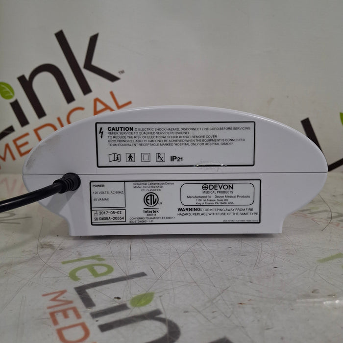 Devon Medical CircuFlow Model 5150 Sequential Compression System