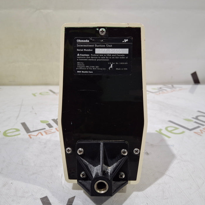 Ohmeda Medical 200 Intermittent Suction Unit
