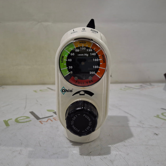 Ohio Medical Corporation Ohio Medical Corporation Push to Set Vacuum Regulator Respiratory reLink Medical