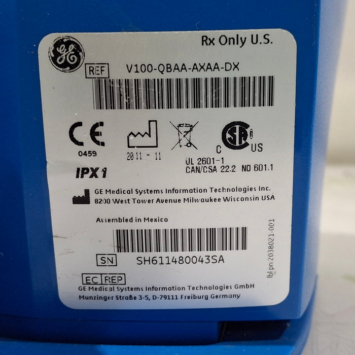 GE Healthcare GE Healthcare Dinamap V100 - NIBP, SpO2, Temp Vital Signs Monitor Patient Monitors reLink Medical
