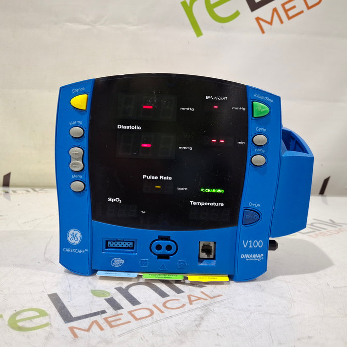 GE Healthcare GE Healthcare Dinamap V100 - NIBP, SpO2, Temp Vital Signs Monitor Patient Monitors reLink Medical