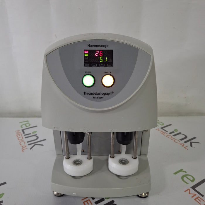 Haemonetics Haemonetics Haemoscope Thrombelastograph Model 5000 Hemostasis Analyzer Clinical Lab reLink Medical