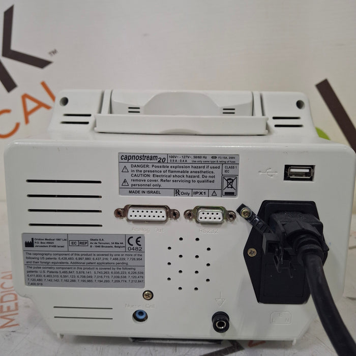 Oridion Capnostream 20 CAPNOGRAPHY MONITOR