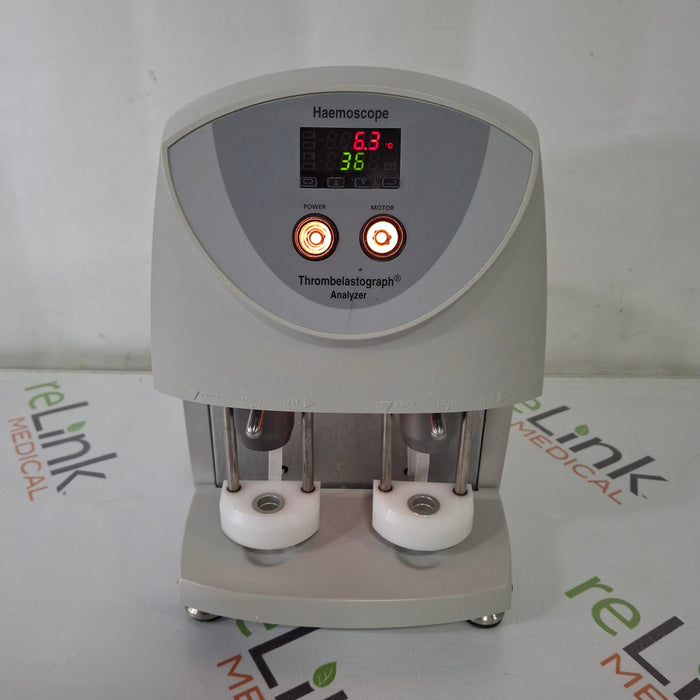 Haemonetics Haemonetics Haemoscope Thrombelastograph Model 5000 Hemostasis Analyzer Clinical Lab reLink Medical