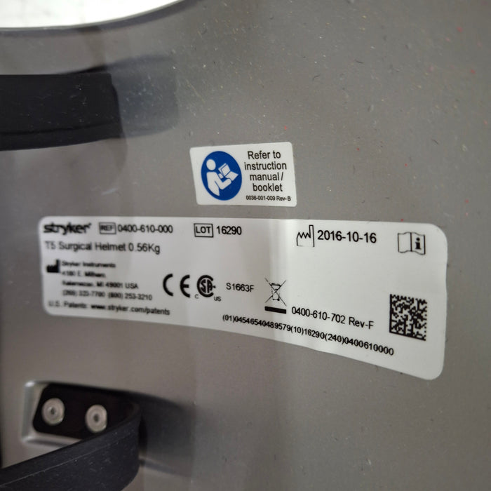 Stryker Stryker T5 Personal Protection System Surgical Helmet Surgical Equipment reLink Medical