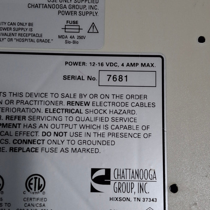 Chattanooga Group Intelect Legend Stim Electrotherapy Unit