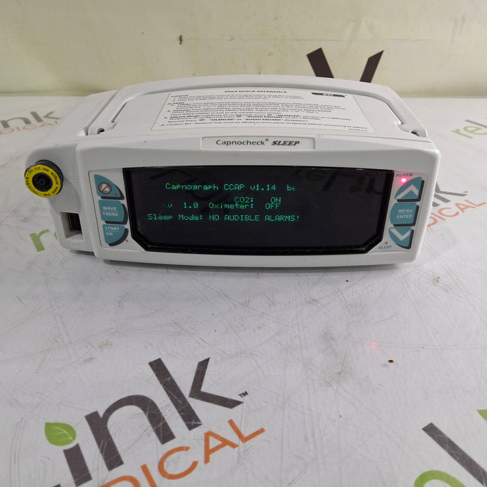 Smiths Medical 9004 Capnocheck Sleep Capnograph SPO2 CO2 شاشات المريض