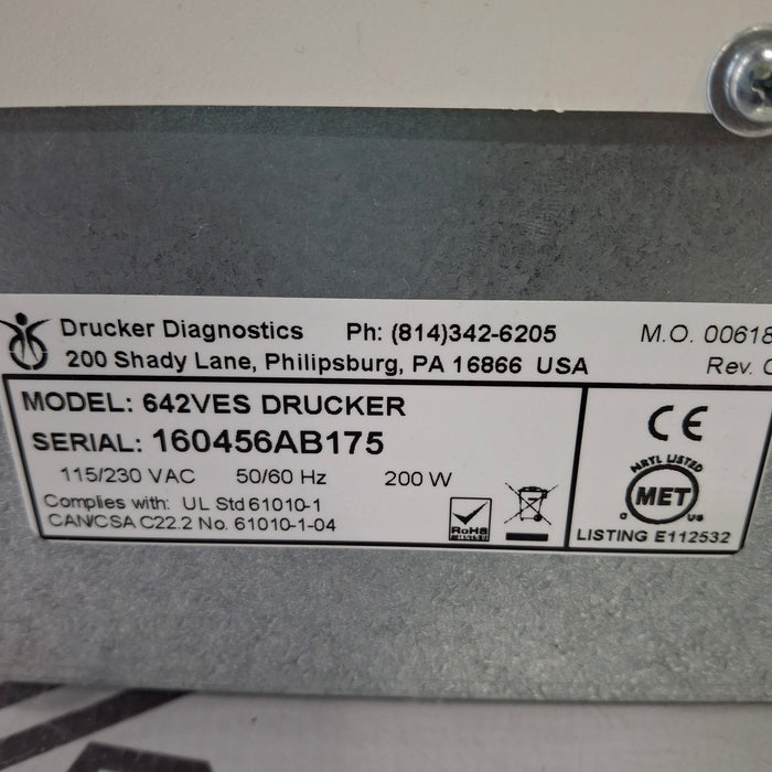 Drucker Diagnostics Drucker Diagnostics 642VES Drucker Centrifuge Centrifuges reLink Medical