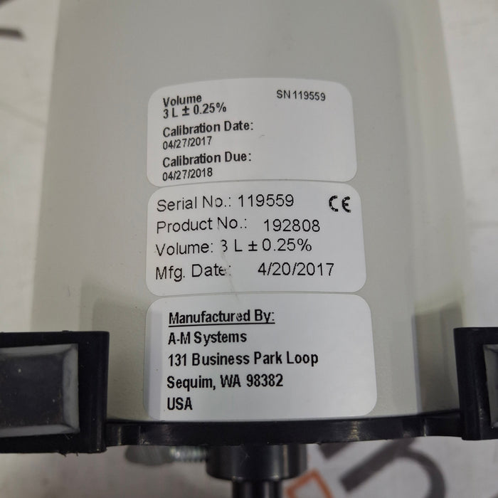 A-M Systems A-M Systems MGC Diagnostics 3 Liter Calibration Syringe Test Equipment reLink Medical